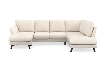Trend Lyx 4-sits Vänstervänd U-formad Soffa med Divan och Schäslong i Manchester - Beige - Products - Möbler - Soffa - U-soffa