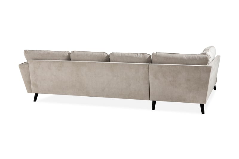 Trend Lyx 4-sits Vänstervänd U-formad Soffa med Divan och Schäslong i Tyg - Beige - Products - Möbler - Soffa - U-soffa