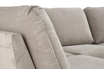 Trend Lyx 4-sits Vänstervänd U-formad Soffa med Divan och Schäslong i Tyg - Beige - Products - Möbler - Soffa - U-soffa