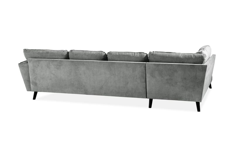 Trend Lyx 4-sits Vänstervänd U-formad Soffa med Divan och Schäslong i Tyg - Grå - Products - Möbler - Soffa - U-soffa