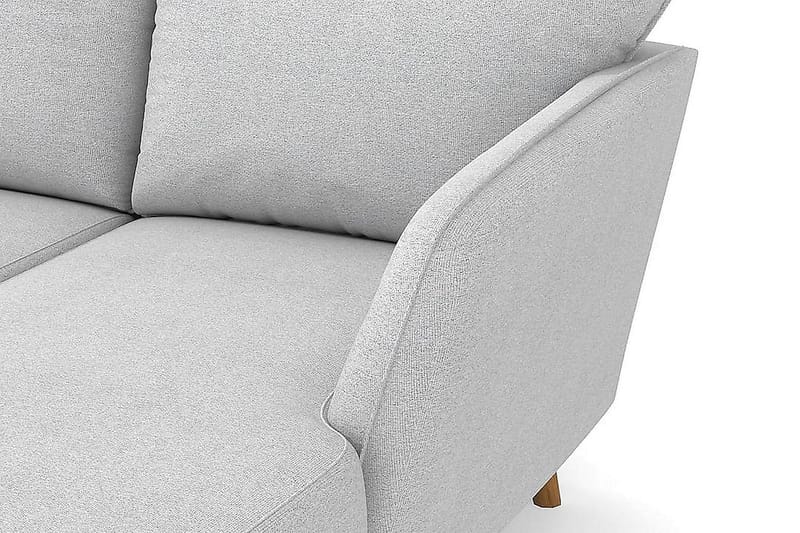 Trend Lyx 4-sits Vänstervänd U-formad Soffa med Divan och Schäslong i Tyg - Ljusgrå - Products - Möbler - Soffa - U-soffa
