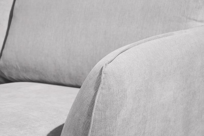 Trend Lyx 4-sits Vänstervänd U-formad Soffa med Divan och Schäslong i Tyg - Ljusgrå - Products - Möbler - Soffa - U-soffa