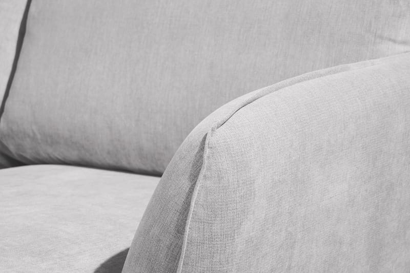 Trend Lyx 4-sits Vänstervänd U-formad Soffa med Divan och Schäslong i Tyg - Ljusgrå - Products - Möbler - Soffa - U-soffa