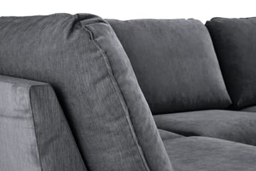 Trend Lyx 4-sits Vänstervänd U-formad Soffa med Divan och Schäslong i Tyg - Mörkgrå - Products - Möbler - Soffa - U-soffa