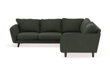 Trend Lyx 6-sits Vändbar L-formad Hörnsoffa i Manchester - Mörkgrön - Products - Möbler - Soffa - Hörnsoffa