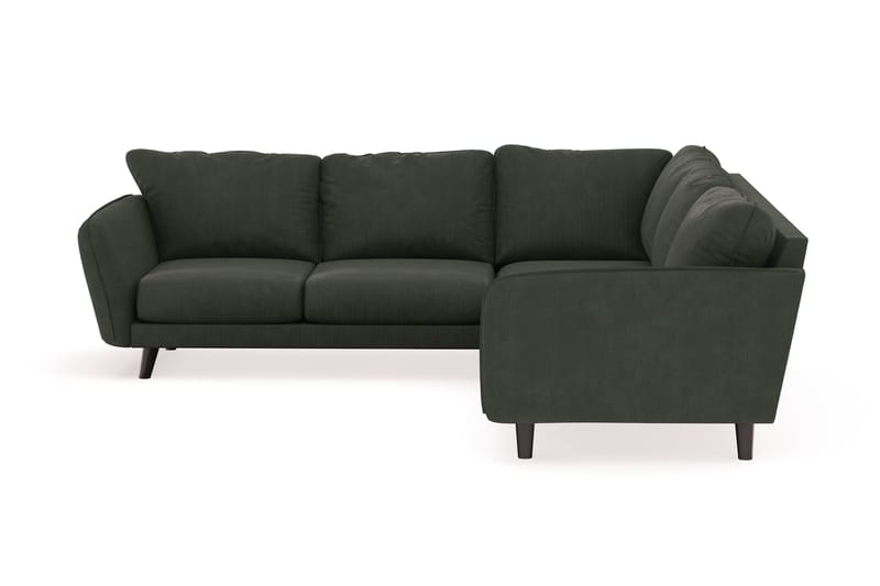 Trend Lyx 6-sits Vändbar L-formad Hörnsoffa i Manchester - Mörkgrön - Products - Möbler - Soffa - Hörnsoffa