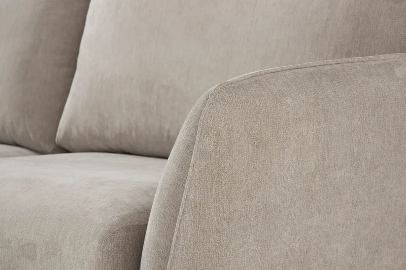 Trend Lyx 6-sits Vändbar L-formad Hörnsoffa i Tyg - Beige - Products - Möbler - Soffa - Hörnsoffa