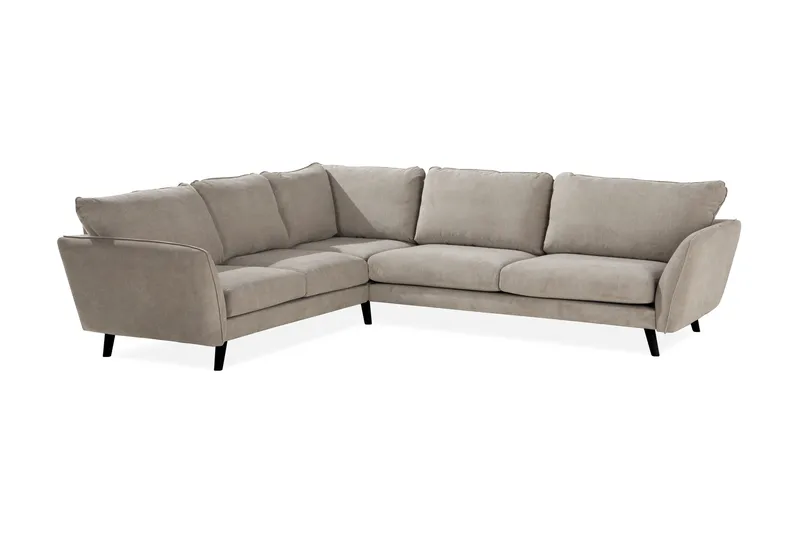 Trend Lyx 6-sits Vändbar L-formad Hörnsoffa i Tyg - Beige - Products - Möbler - Soffa - Hörnsoffa