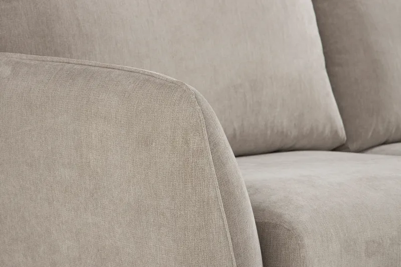 Trend Lyx 6-sits Vändbar L-formad Hörnsoffa i Tyg - Beige - Products - Möbler - Soffa - Hörnsoffa