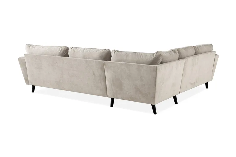 Trend Lyx 6-sits Vändbar L-formad Hörnsoffa i Tyg - Beige - Products - Möbler - Soffa - Hörnsoffa