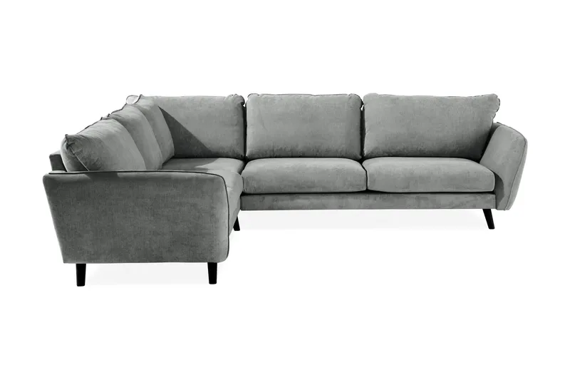 Trend Lyx 6-sits Vändbar L-formad Hörnsoffa i Tyg - Grå - Products - Möbler - Soffa - Hörnsoffa