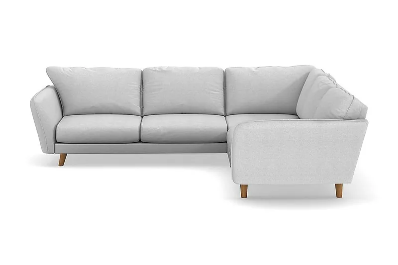 Trend Lyx 6-sits Vändbar L-formad Hörnsoffa i Tyg - Ljusgrå - Products - Möbler - Soffa - Hörnsoffa