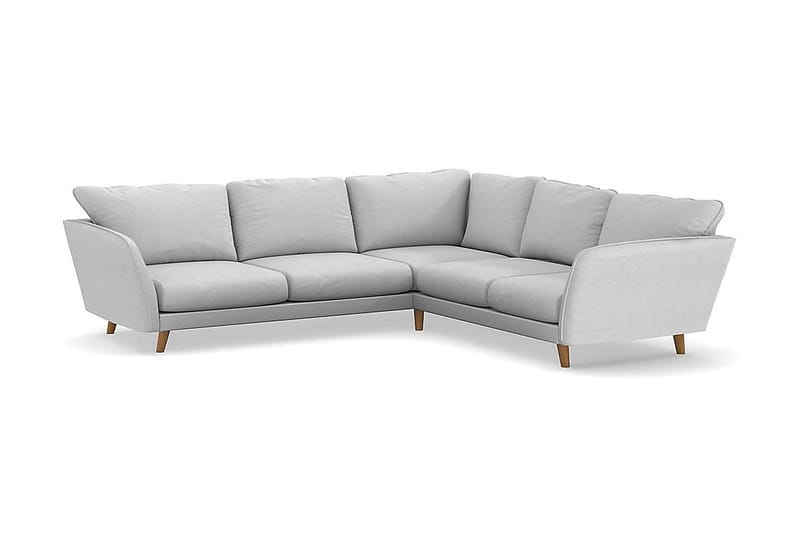Trend Lyx 6-sits Vändbar L-formad Hörnsoffa i Tyg - Ljusgrå - Products - Möbler - Soffa - Hörnsoffa
