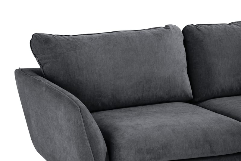 Trend Lyx 6-sits Vändbar L-formad Hörnsoffa i Tyg - Mörkgrå - Products - Möbler - Soffa - Hörnsoffa