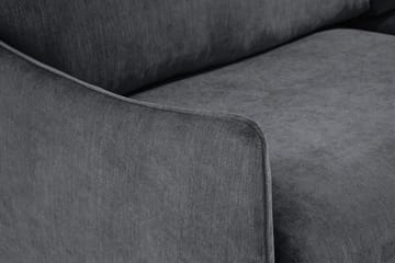 Trend Lyx Hörnsoffa Vändbar - Mörkgrå/Ek - Products - Möbler - Soffa - Hörnsoffa
