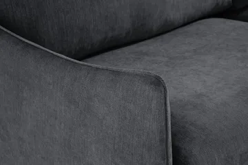 Trend Lyx Hörnsoffa Vändbar - Mörkgrå/Svart - Products - Möbler - Soffa - Hörnsoffa