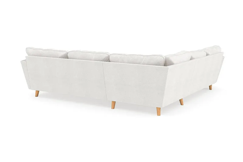 Trend Lyx Hörnsoffa Vändbar - Vit|Bouclé - Products - Möbler - Soffa - Hörnsoffa