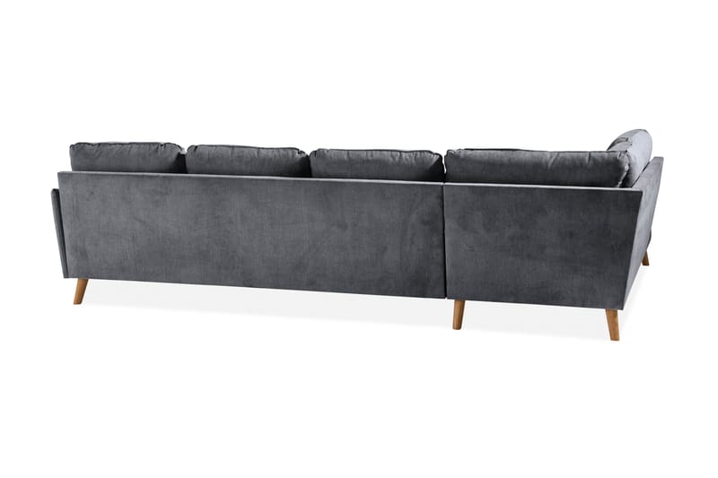 Trend Lyx U-soffa med Divan Höger - Mörkgrå/Ek - Products - Möbler - Soffa - U-soffa