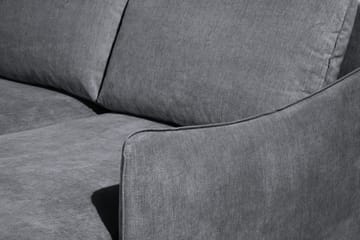 Trend Lyx U-soffa med Divan Höger - Mörkgrå/Svart - Products - Möbler - Soffa - U-soffa