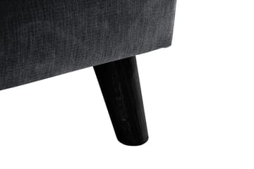 Trend Lyx U-soffa med Divan Höger - Mörkgrå/Svart - Products - Möbler - Soffa - U-soffa