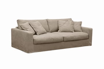 Valencia Extra Djup 3-sits soffa + fåtölj med avtagbar och tvättbar klädsel - Brun - Products - Möbler - Soffa - Soffgrupp
