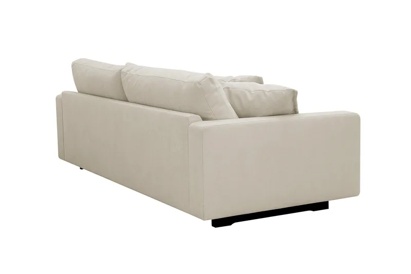 Valencia Extra Djup 3-sits Soffa i Chenille - Beige - Products - Möbler - Soffa - 3 sits soffa