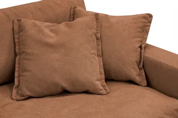 Valencia Extra Djup 3-sits Soffa i Chenille - Rostbrun - Products - Möbler - Soffa - 3 sits soffa