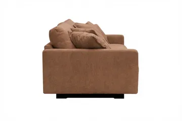 Valencia Extra Djup 3-sits Soffa i Chenille - Rostbrun - Products - Möbler - Soffa - 3 sits soffa