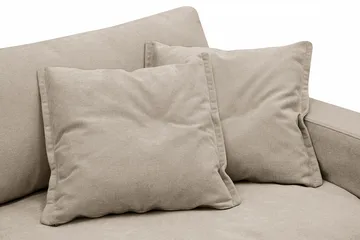 Valencia Extra Djup 3-sits Soffa med avtagbar och tvättbar klädsel - Brun - Products - Möbler - Soffa - 3 sits soffa