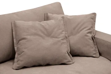 Valencia Extra Djup 3-sits Soffa med avtagbar och tvättbar klädsel - Mörkbrun - Products - Möbler - Soffa - 3 sits soffa