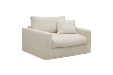 Valencia Extra Djup 5-sits soffa + fåtölj med avtagbar och tvättbar klädsel - Beige - Products - Möbler - Soffa - Soffgrupp