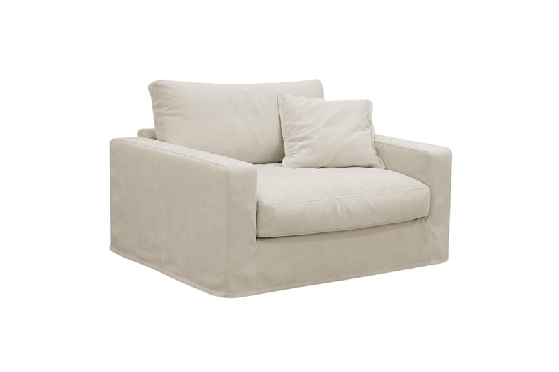 Valencia Extra Djup 5-sits soffa + fåtölj med avtagbar och tvättbar klädsel - Beige - Products - Möbler - Soffa - Soffgrupp