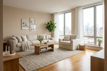 Valencia Extra Djup 5-sits soffa + fåtölj med avtagbar och tvättbar klädsel - Beige - Products - Möbler - Soffa - Soffgrupp