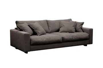 Valencia Soffgrupp Extra Djup 3-sits Soffa + Fåtölj - Brun - Products - Möbler - Soffa - Soffgrupp