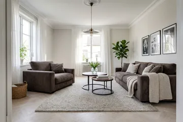 Valencia Soffgrupp Extra Djup 3-sits Soffa + Fåtölj - Brun - Products - Möbler - Soffa - Soffgrupp