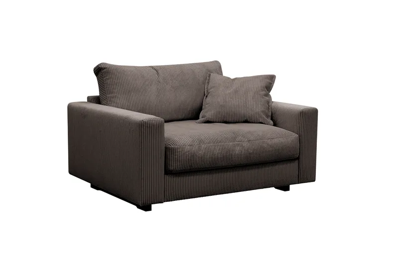 Valencia Soffgrupp Extra Djup 3-sits Soffa + Fåtölj - Brun - Products - Möbler - Soffa - Soffgrupp