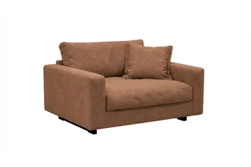 Valencia Soffgrupp Extra Djup 3-sits Soffa + Fåtölj i Chenille - Rostbrun - Products - Möbler - Soffa - Soffgrupp