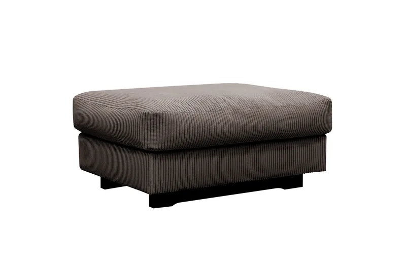Valencia Soffgrupp Extra Djup 5-sits Soffa + Fotpall - Brun - Products - Möbler - Soffa - Hörnsoffa