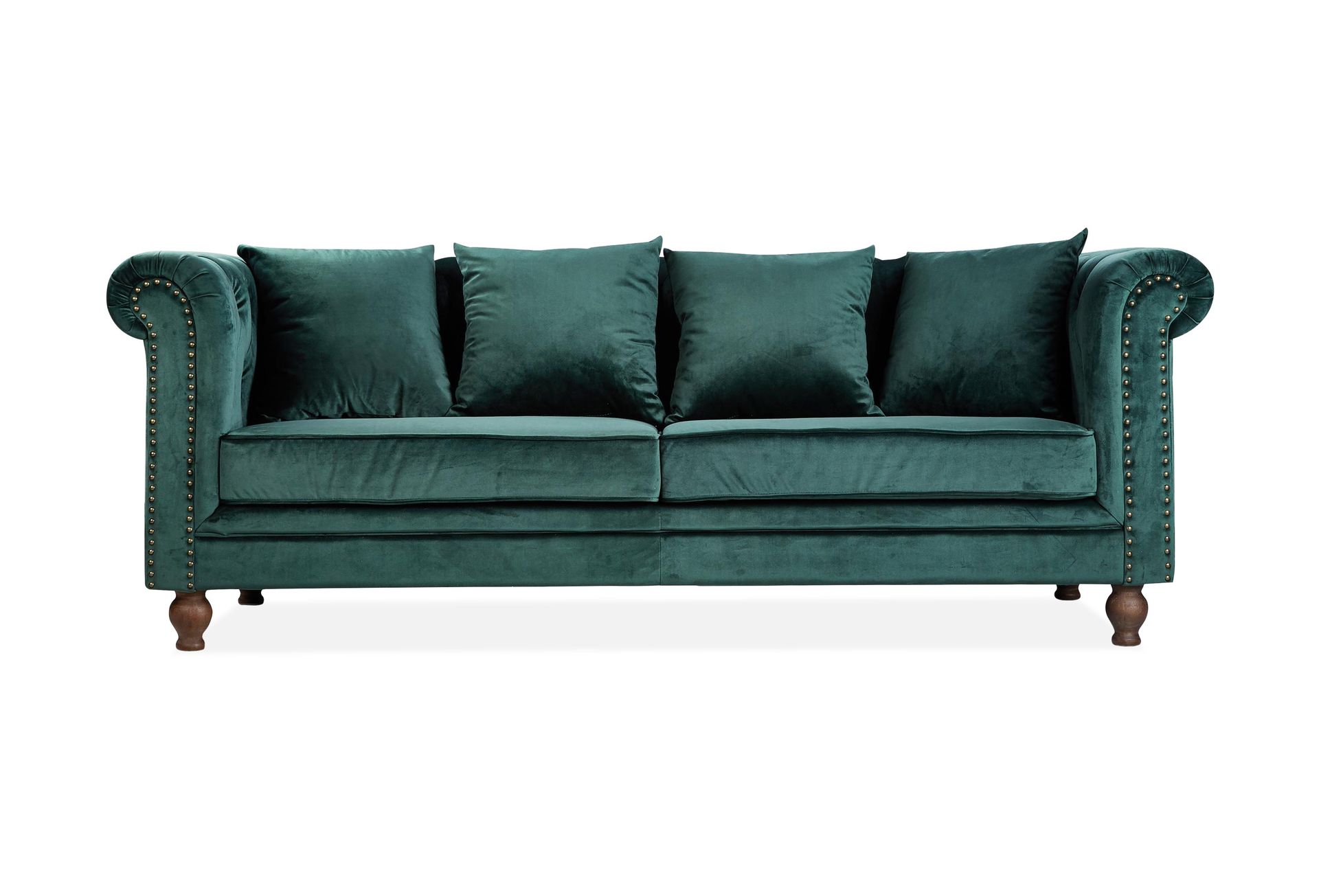Velvet Sammetssoffa 3-sits
