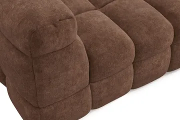XS23-003 3 seater teddy fabric Andrarum Brown VALUE_MISSING_15377 - Products - Möbler - Soffa - 3 sits soffa