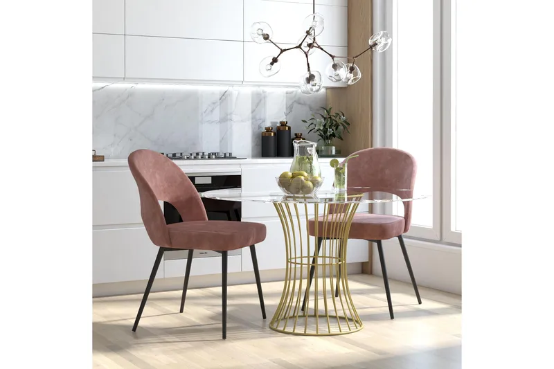 Alexi Matstol Rosa - CosmoLiving - Products - Möbler - Fåtölj & stolar - Matstol & köksstol