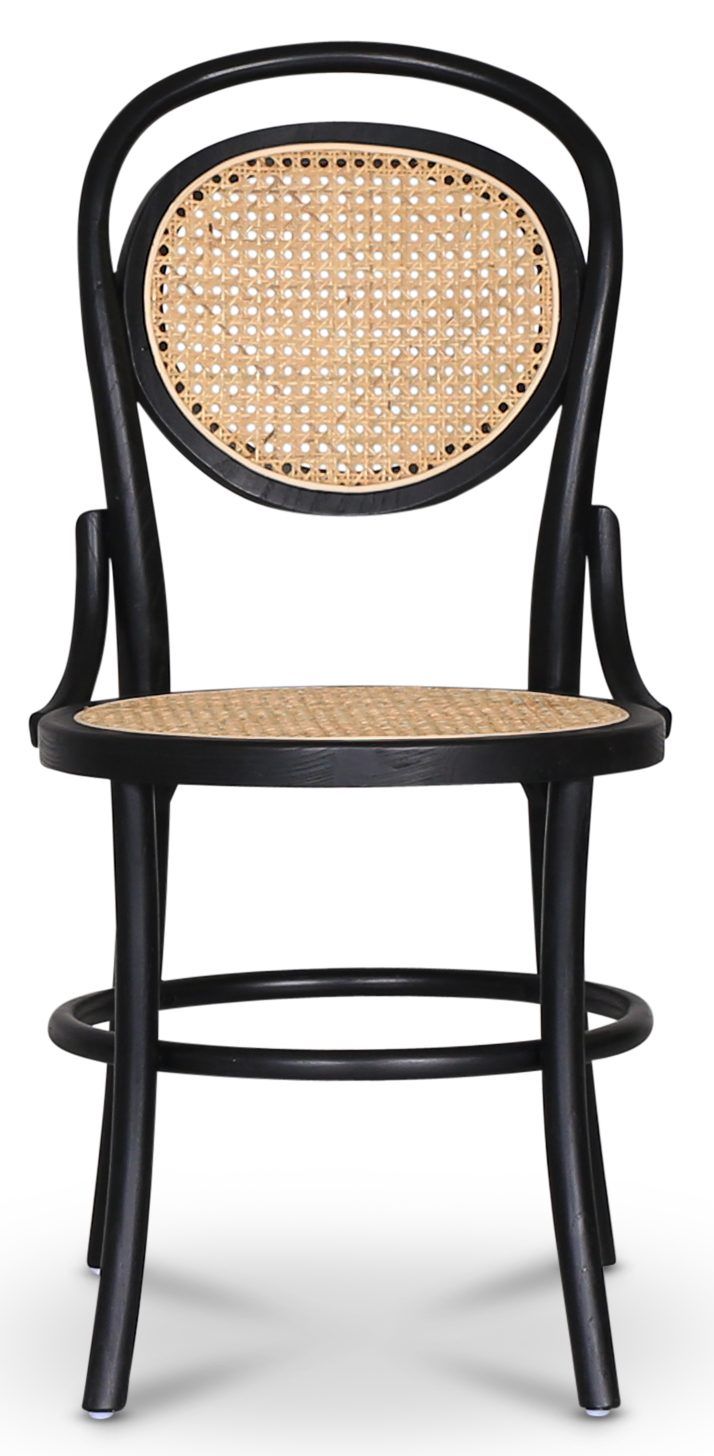 Alicia stol böjträ - Svart/rotting - Svart/rotting - Products - Möbler - Fåtölj & stolar - Karmstol