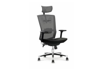 Ambasador Kontorsstol - Svart/Grå - Products - Möbler - Fåtölj & stolar - Kontorsstol & skrivbordsstol