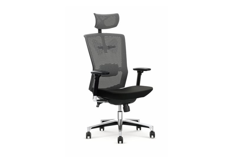 Ambasador Kontorsstol, Svart/Grå