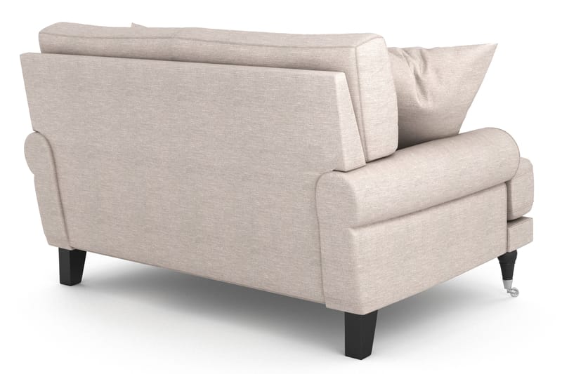 Andrew Loveseat - Beige/Krom - Products - Möbler - Fåtölj & stolar - Fåtölj
