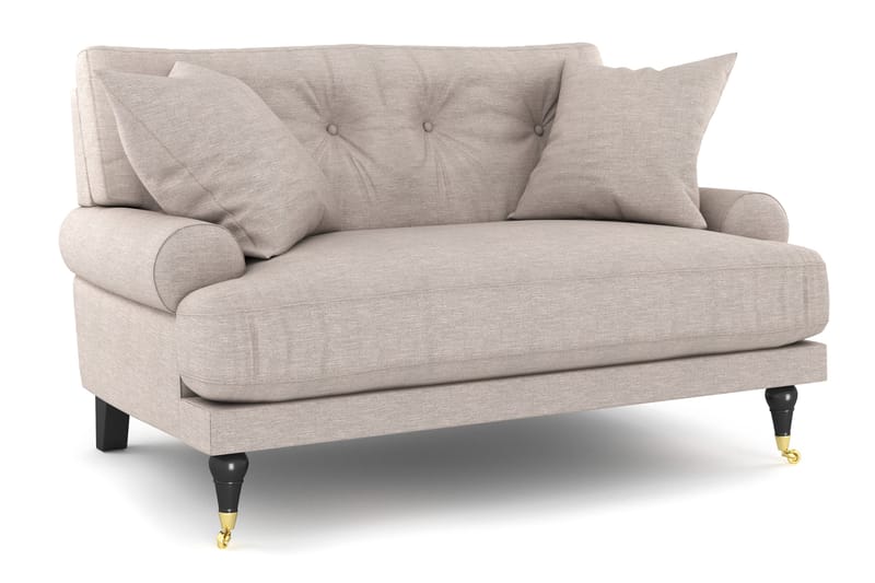Andrew Loveseat - Beige/Mässing - Products - Möbler - Fåtölj & stolar - Fåtölj