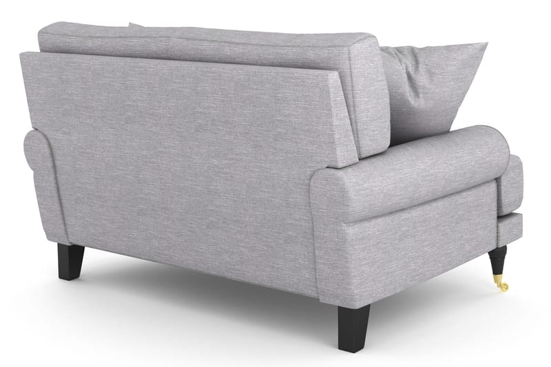 Andrew Loveseat - Ljusgrå/Mässing - Products - Möbler - Fåtölj & stolar - Fåtölj