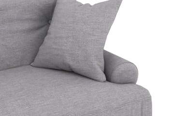 Andrew Loveseat - Ljusgrå/Mässing - Products - Möbler - Fåtölj & stolar - Fåtölj