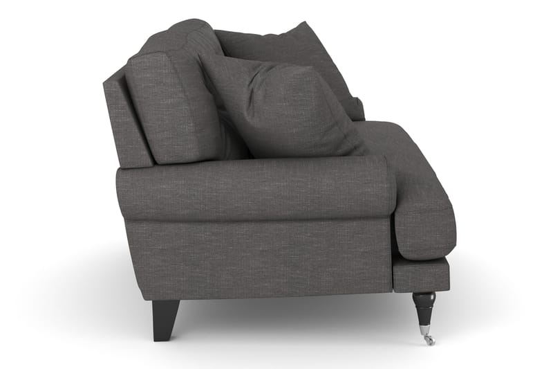 Andrew Loveseat - Mörkgrå/Krom - Products - Möbler - Fåtölj & stolar - Fåtölj