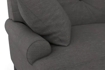 Andrew Loveseat - Mörkgrå/Krom - Products - Möbler - Fåtölj & stolar - Fåtölj